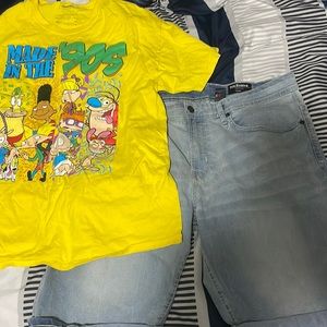 2 Piece Shirt and Shorts.